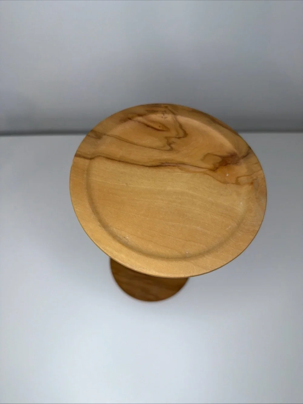 Williams Sonoma Olive Wood Candle Holder - Picture 2 of 6
